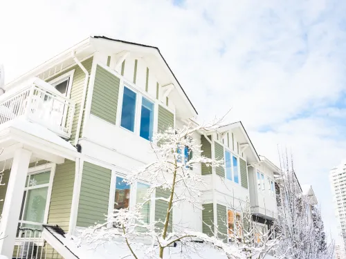 Photo of apartments during winter